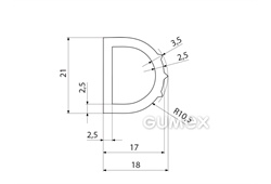 SILIKONPROFILE D-FORM
